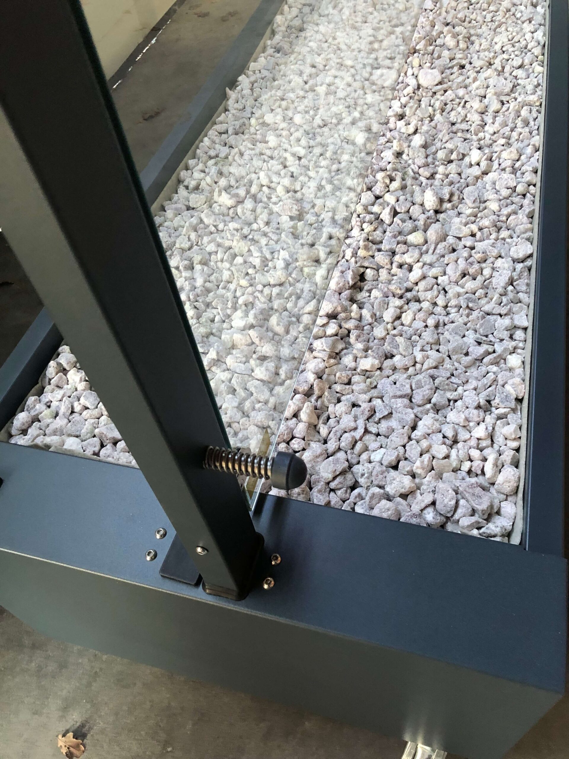 KLAPPBARE Scheibe, Hochwertiger mobiler Windschutz aus verzinktem, pulverbeschichtetem Stahl, 1.750mm – Bild 4